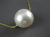 EXTRA LARGE .23CT DIAMOND & AAA SOUTH SEA PEARL 18KT YELLOW GOLD ETOILE NECKLACE