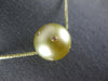 LARGE .20CT DIAMOND & AAA GOLDEN SOUTH SEA PEARL 18KT YELLOW GOLD LOVE NECKLACE