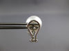 LARGE .85CT DIAMOND & AAA SOUTH SEA PEARL 18K WHITE GOLD FLORAL CLIP ON EARRINGS