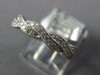 .26CT DIAMOND 18K WHITE GOLD 3D PAVE FILIGREE MILGRAIN INFINITY ANNIVERSARY RING