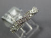 .26CT DIAMOND 18K WHITE GOLD 3D PAVE FILIGREE MILGRAIN INFINITY ANNIVERSARY RING