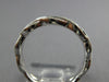 .26CT DIAMOND 18K WHITE GOLD 3D PAVE FILIGREE MILGRAIN INFINITY ANNIVERSARY RING
