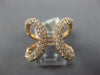 ESTATE LARGE 1.50CT DIAMOND 18KT ROSE GOLD MULTI ROW LOVE KNOT TENSION FUN RING