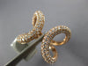 ESTATE LARGE 1.50CT DIAMOND 18KT ROSE GOLD MULTI ROW LOVE KNOT TENSION FUN RING