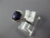 1.62CT DIAMOND & AAA AMETHYST 14KT WHITE GOLD CUSHION & ROUND FILIGREE FUN RING
