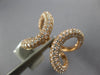 ESTATE LARGE 1.50CT DIAMOND 18KT ROSE GOLD MULTI ROW LOVE KNOT TENSION FUN RING