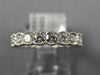 1.86CT DIAMOND 18KT WHITE GOLD ROUND ETERNITY FILIGREE MILGRAIN ANNIVERSARY RING