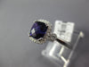1.62CT DIAMOND & AAA AMETHYST 14KT WHITE GOLD CUSHION & ROUND FILIGREE FUN RING