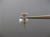 LARGE .79CT DIAMOND & AAA SOUTH SEA PEARL 18K WHITE GOLD FLOWER HANGING EARRINGS