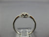 ESTATE 0.57CT DIAMOND 18KT WHITE GOLD 3D CLUSTER PEAR SHAPE CROWN FUN RING