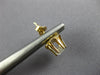 ESTATE .50CT DIAMOND 14KT YELLOW GOLD 3D CLASSIC ROUND FUN LOVE STUD EARRINGS