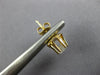 ESTATE .50CT DIAMOND 14KT YELLOW GOLD 3D CLASSIC ROUND FUN LOVE STUD EARRINGS