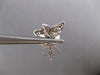 LARGE 1.03CT DIAMOND & AAA SOUTH SEA PEARL 18KT WHITE GOLD 3D HANGING EARRINGS