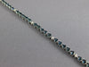 8.06CT DIAMOND & AAA SAPPHIRE 18KT WHITE GOLD 3D OVAL & ROUND TENNIS BRACELET