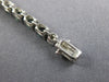 8.06CT DIAMOND & AAA SAPPHIRE 18KT WHITE GOLD 3D OVAL & ROUND TENNIS BRACELET