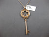 7.87CT BLACK DIAMOND & AAA SMOKY TOPAZ 14KT ROSE GOLD 3D FILIGREE CROSS PENDANT