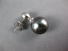 .23CT DIAMOND & AAA TAHITIAN PEARL 18KT WHITE GOLD BEZEL ETOILE HANGING EARRINGS