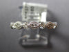 .50CT DIAMOND 18K WHITE GOLD 3D ROUND & MARQUISE SHAPE ETERNITY ANNIVERSARY RING
