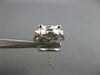 LARGE 1.29CT FANCY YELLOW DIAMOND 14K WHITE GOLD PRINCESS OVAL HANGING EARRINGS
