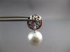 LARGE 5CT AAA MULTI GEM & AAA SOUTH SEA PEARL 18K WHITE GOLD 3D HANGING EARRINGS