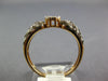 .51CT WHITE & CHOCOLATE FANCY DIAMOND 14KT YELLOW GOLD CLUSTER FLOWER FUN RING