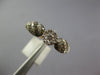 .51CT WHITE & CHOCOLATE FANCY DIAMOND 14KT YELLOW GOLD CLUSTER FLOWER FUN RING