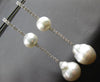 1.70CT DIAMOND & AAA SOUTH SEA PEARL 18K WHITE GOLD BY THE YARD HANGING EARRINGS