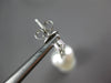 1.70CT DIAMOND & AAA SOUTH SEA PEARL 18K WHITE GOLD BY THE YARD HANGING EARRINGS
