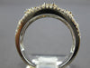 ESTATE .62CT DIAMOND 14KT 2 TONE GOLD 3D FLOWER OPEN FILIGREE ANNIVERSARY RING