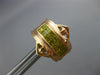 LARGE 1.19CT FANCY YELLOW DIAMOND 14KT ROSE GOLD PRINCESS STUD HANGING EARRINGS