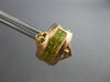 LARGE 1.19CT FANCY YELLOW DIAMOND 14KT ROSE GOLD PRINCESS STUD HANGING EARRINGS