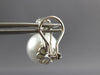 .84CT DIAMOND & AAA SOUTH SEA PEARL & SAPPHIRE 18K WHITE GOLD CLIP ON EARRINGS