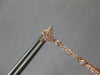 ESTATE .42CT DIAMOND & AAA SOUTH SEA PEARL 18KT ROSE GOLD CROWN HANGING EARRINGS