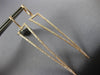 ESTATE LARGE 1.02CT DIAMOND 18KT ROSE GOLD ELONGATED TRIANGULAR HANGING EARRINGS