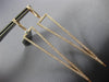 ESTATE LARGE 1.02CT DIAMOND 18KT ROSE GOLD ELONGATED TRIANGULAR HANGING EARRINGS