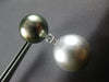 .28CT DIAMOND & AAA GREY & BLACK TAHITIAN PEARL 18KT WHITE GOLD HANGING EARRINGS