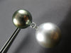 .28CT DIAMOND & AAA GREY & BLACK TAHITIAN PEARL 18KT WHITE GOLD HANGING EARRINGS