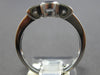.76CT DIAMOND & AAA SAPPHIRE 18KT WHITE GOLD OVAL BAGUETTE BEZEL ENGAGEMENT RING
