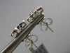 .68CT DIAMOND & AAA SAPPHIRE 18KT WHITE GOLD TRILLION FLOWER STAR STUD EARRINGS