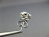 ESTATE 1.64CT DIAMOND 18KT WHITE GOLD 3D ROUND CLUSTER CLASSIC STUD EARRINGS