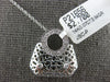 ESTATE .07CT DIAMOND 14K WHITE GOLD HANDCRAFTED MULTI FLOWER LADY PURSE PENDANT