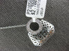 ESTATE .07CT DIAMOND 14K WHITE GOLD HANDCRAFTED MULTI FLOWER LADY PURSE PENDANT