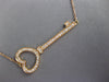 ESTATE LARGE 14&18KT ROSE GOLD 3D KEY TO MY HEART CLASSIC NECKLACE #26701
