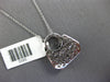 ESTATE .07CT DIAMOND 14K WHITE GOLD HANDCRAFTED MULTI FLOWER LADY PURSE PENDANT