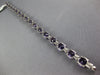 14.21CT DIAMOND & AAA AMETHYST 14KT WHITE GOLD CUSHION & ROUND TENNIS BRACELET