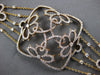 2.05CT DIAMOND 14K YELLOW GOLD MULTI FLOWER SQUARE FILIGREE BY THE YARD BRACELET