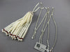 1.48CT DIAMOND & AAA RUBY & SOUTH SEA PEARL 18KT WHITE GOLD CHANDELIER NECKLACE