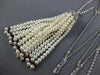1.48CT DIAMOND & AAA RUBY & SOUTH SEA PEARL 18KT WHITE GOLD CHANDELIER NECKLACE