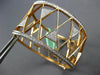 EXTRA LARGE 3.32CT DIAMOND 18KT ROSE GOLD 3D TRIANGULAR CUFF BANGLE BRACELET