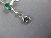 3.72CT DIAMOND & AAA EMERALD 14KT WHITE GOLD OVAL & ROUND BAMBOO TENNIS BRACELET